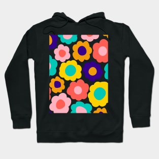 Abstract Flower Blooms Hoodie